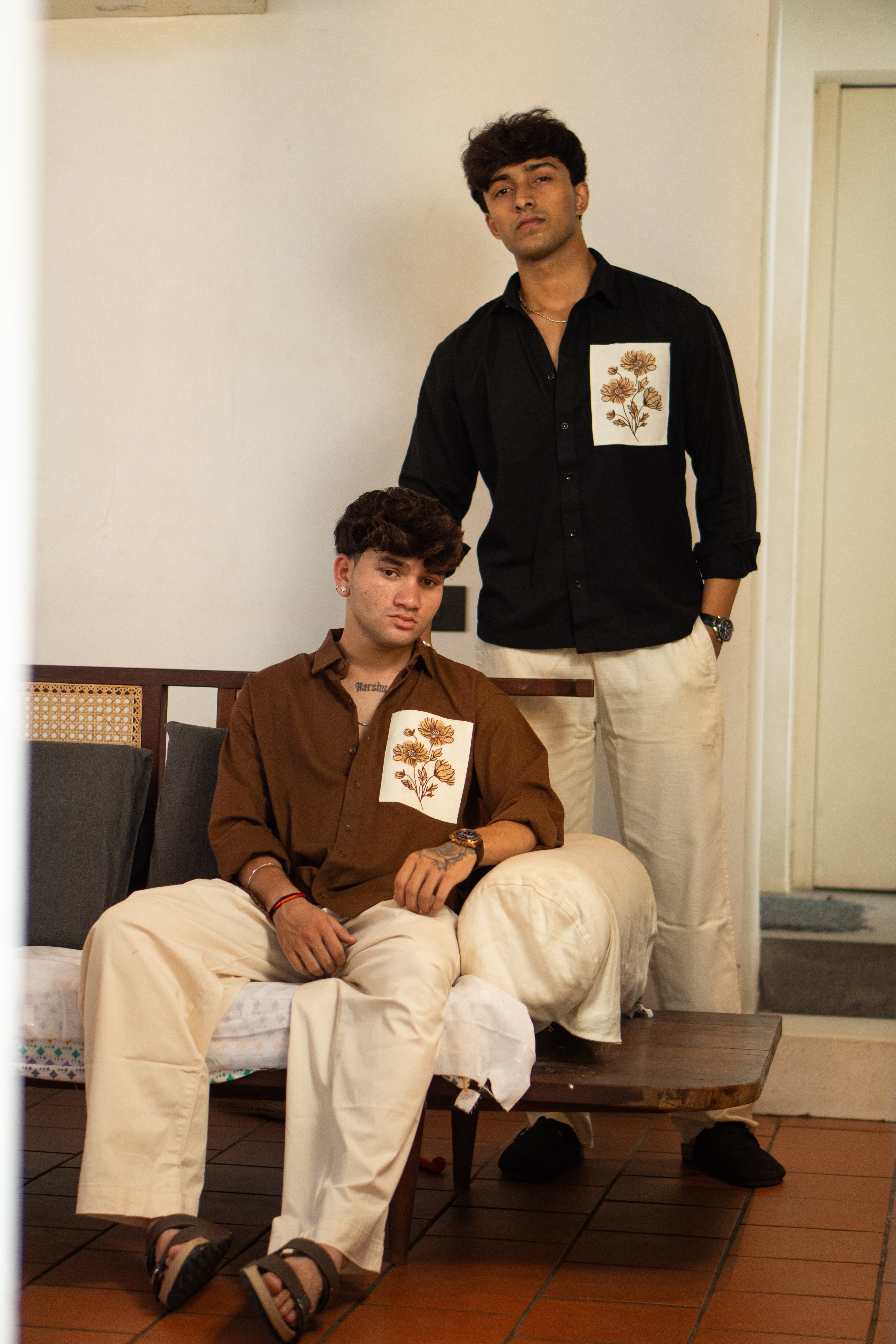 PATCH EMBROIDERED SHIRT