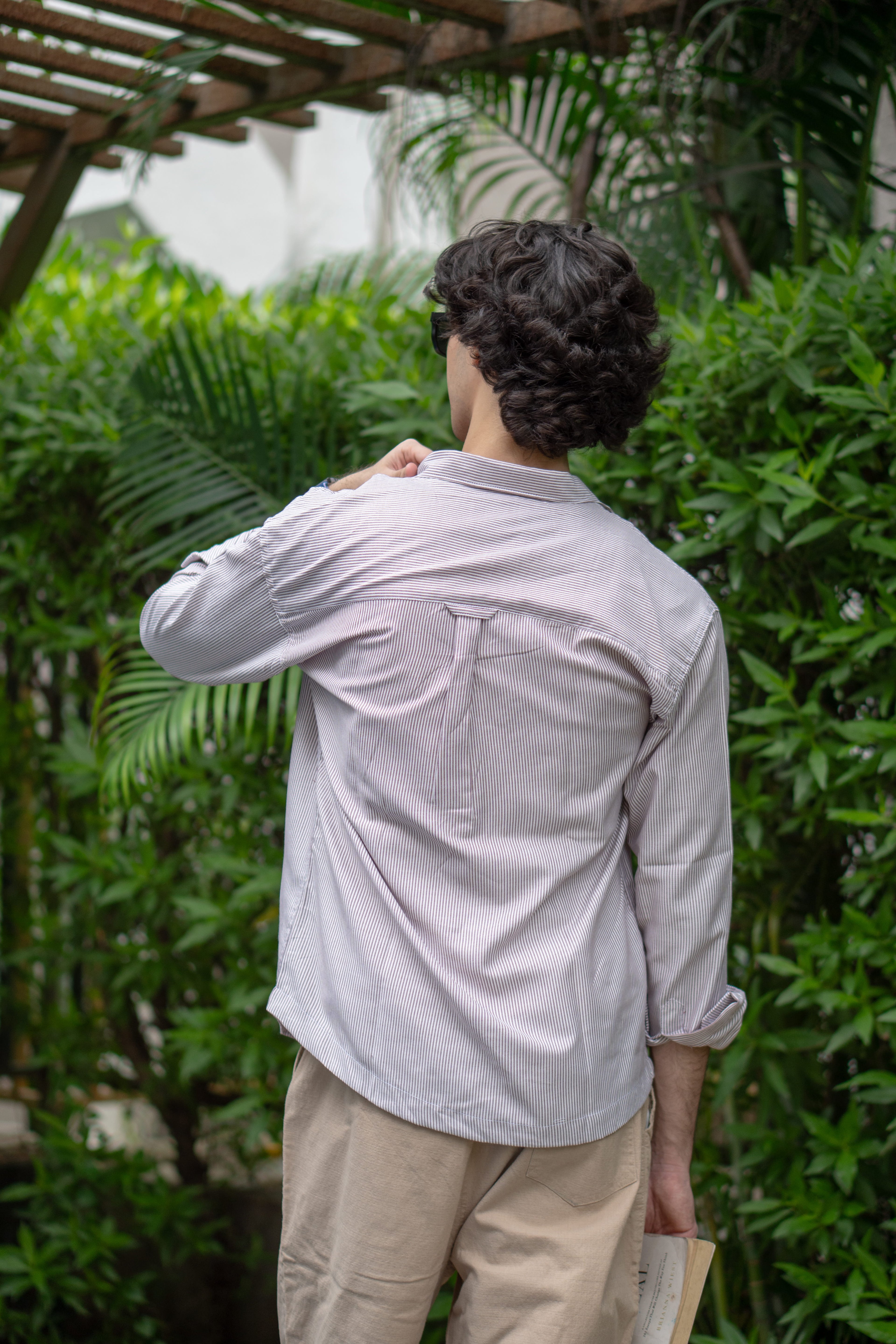 Soft Clay Pinstripe Oxford Shirt