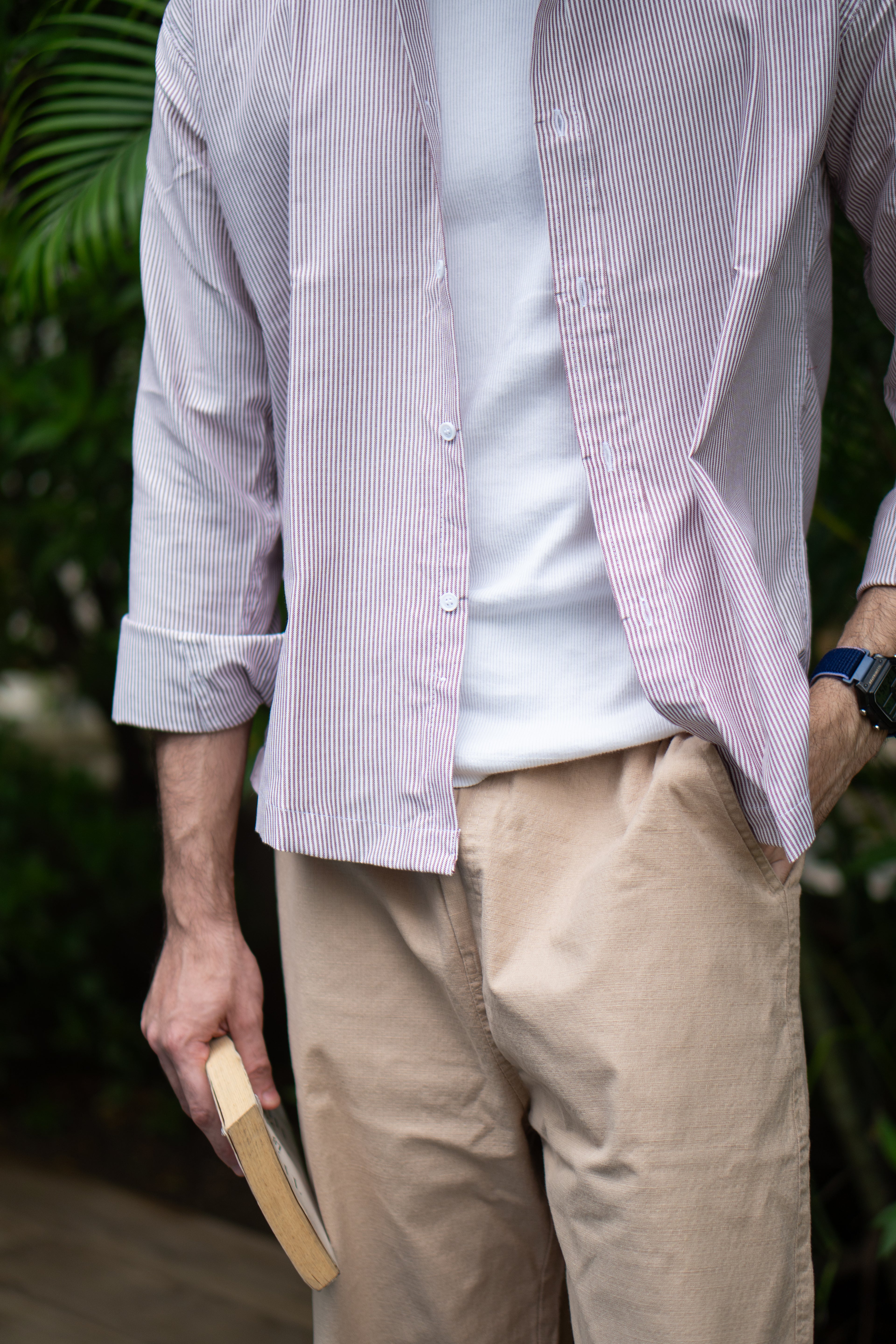 Soft Clay Pinstripe Oxford Shirt