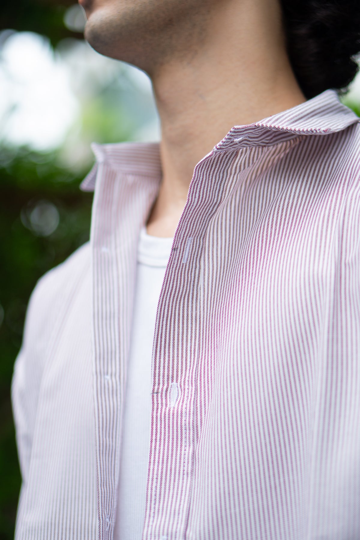 Soft Clay Pinstripe Oxford Shirt