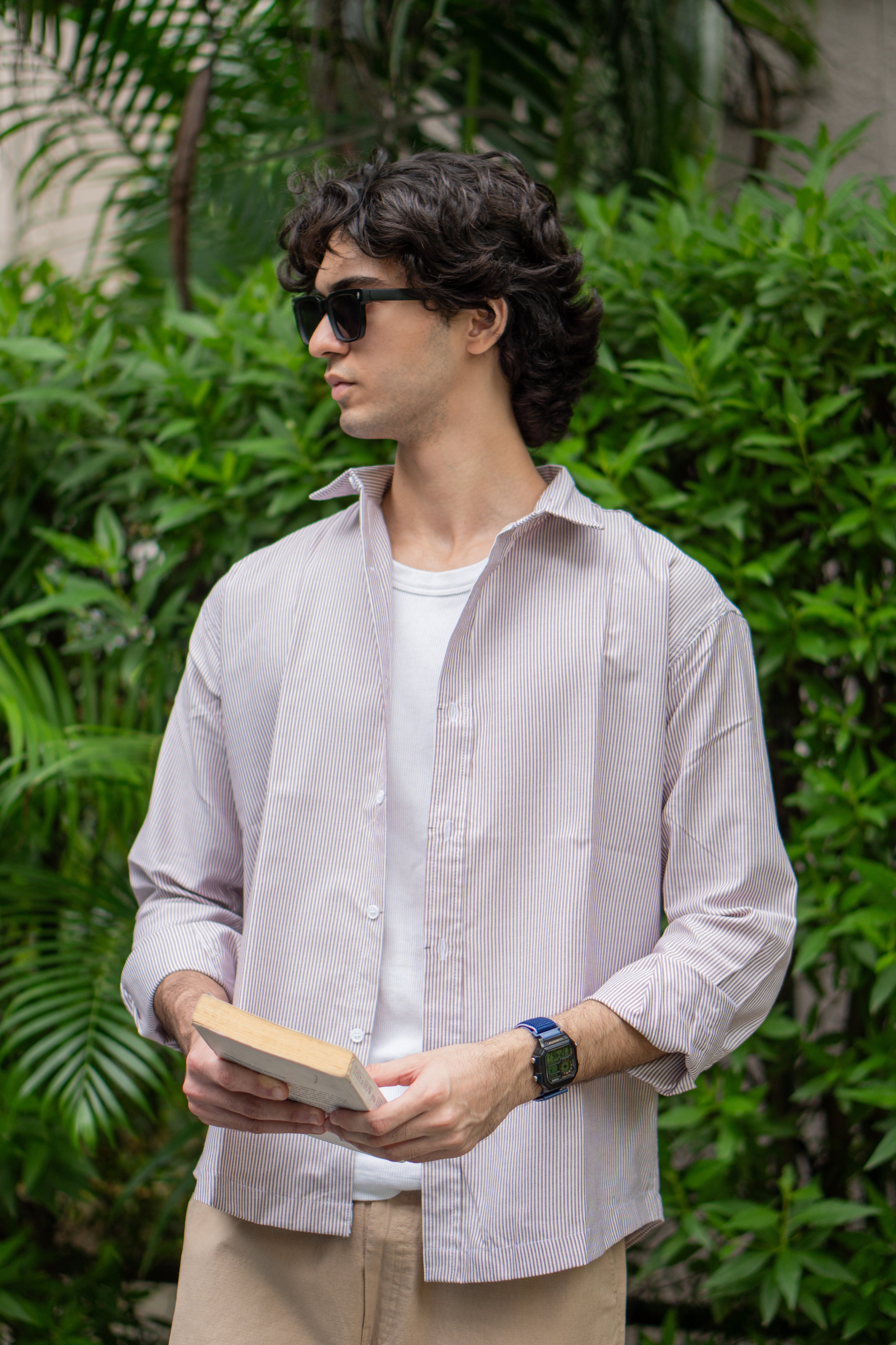 Soft Clay Pinstripe Oxford Shirt