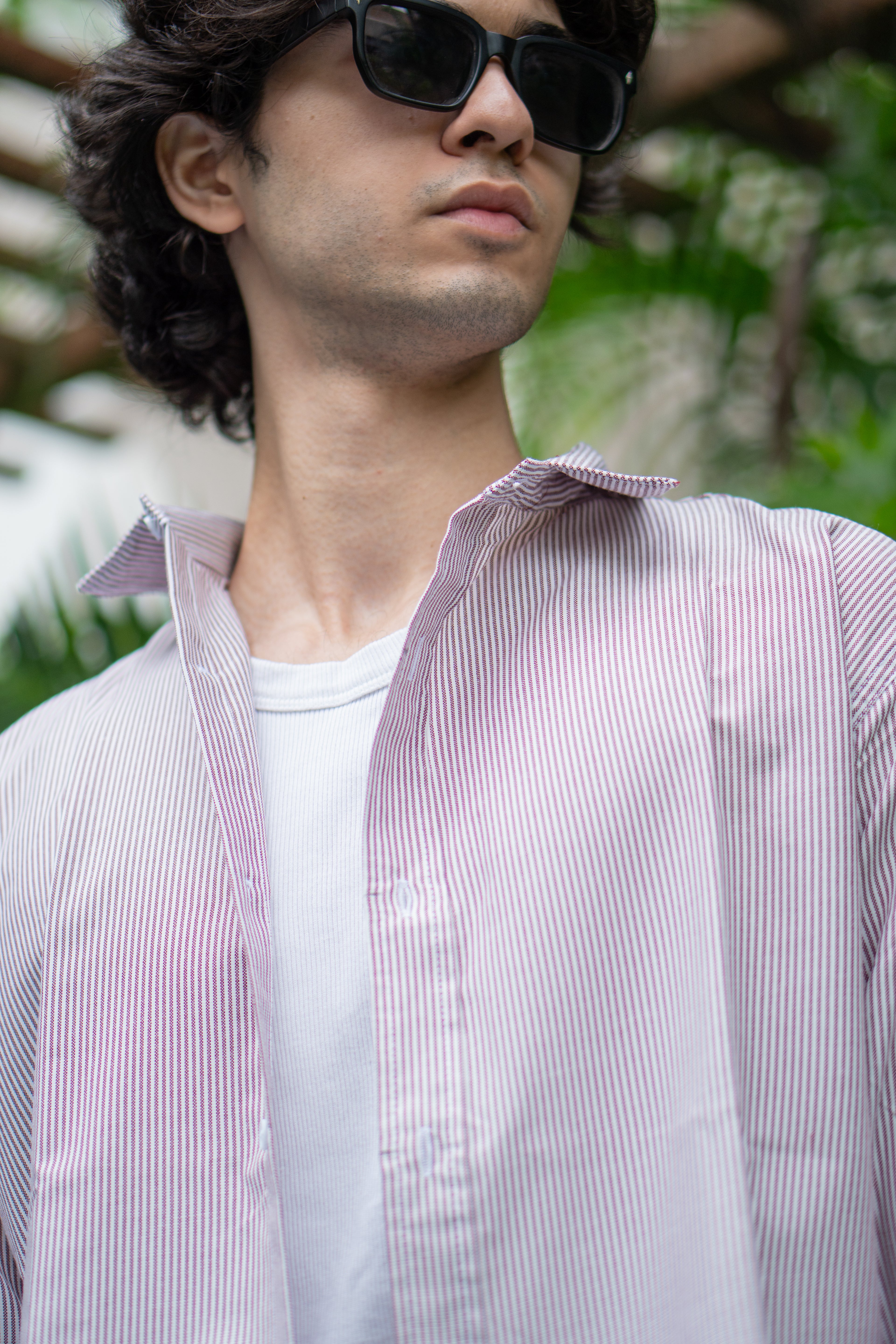 Soft Clay Pinstripe Oxford Shirt
