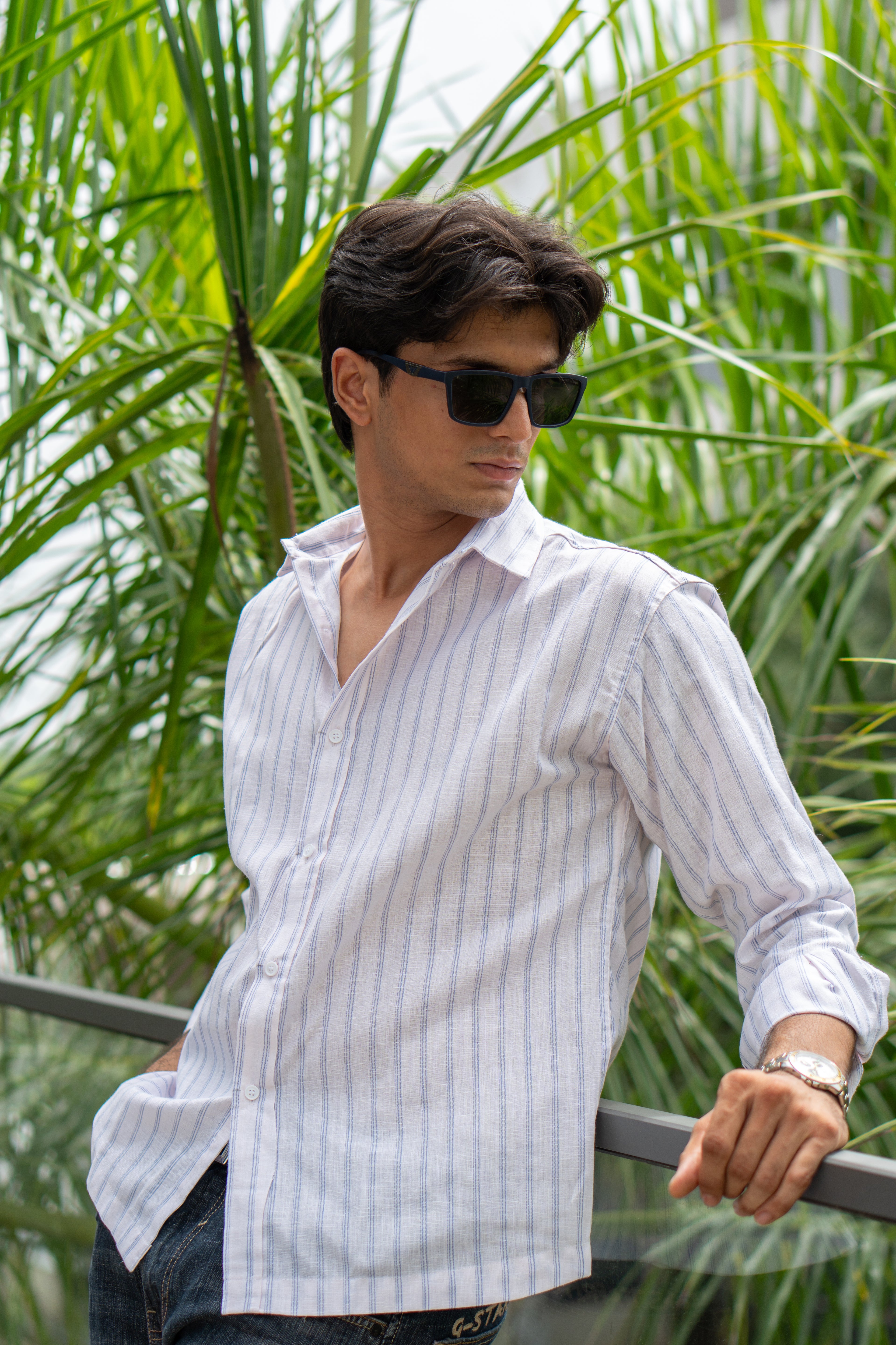 Azure Linea Relaxed Fit Oxford Shirt