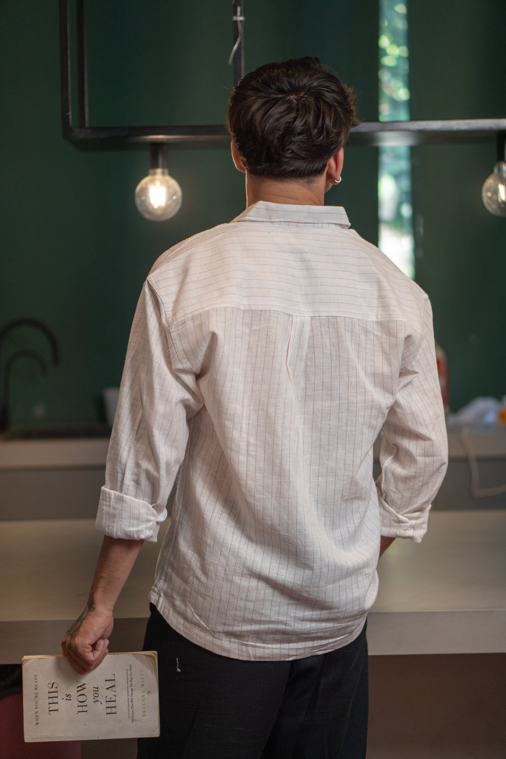 The Copper Script Relaxed Fit Linen Shirt