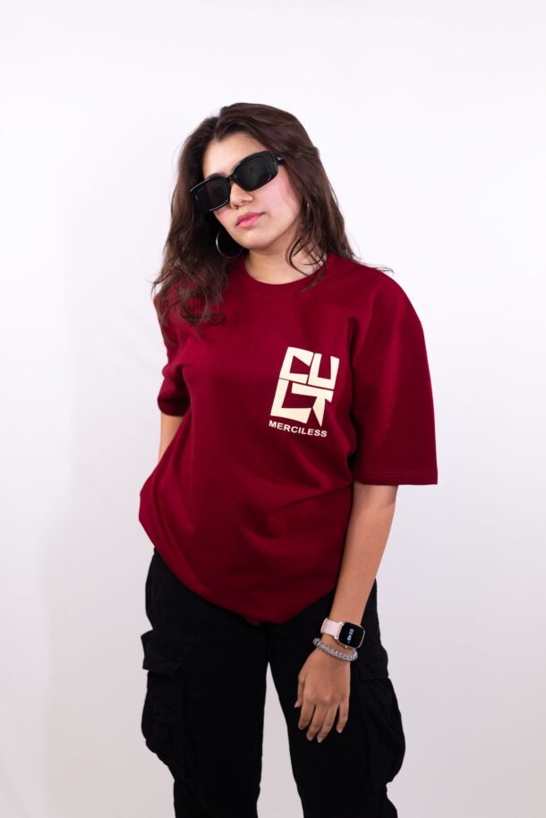 Cult Merciless oversized T-shirt - Image 5