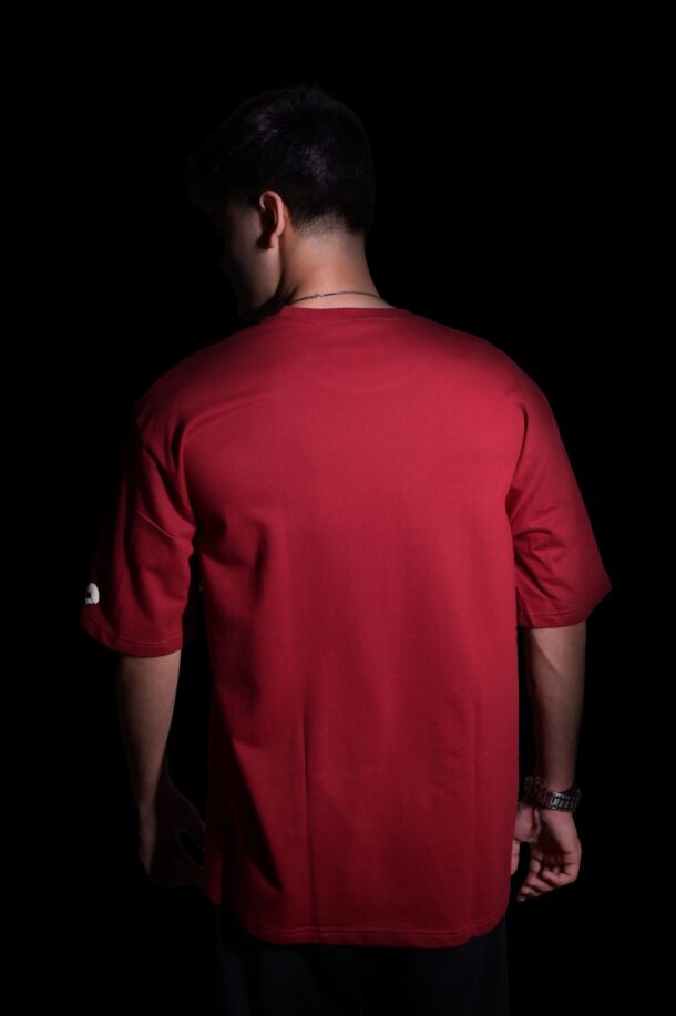Basic Marron Heavy Weight Oversized T-shirt - Image 5