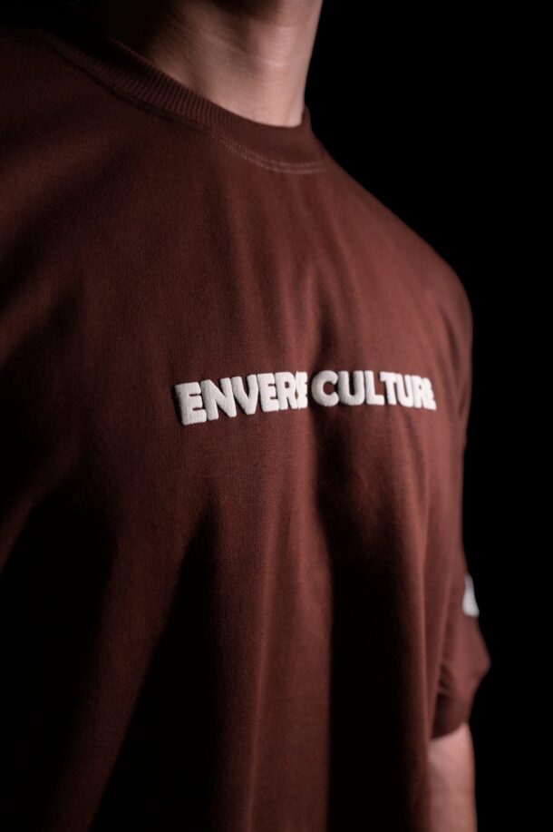 Basic Brown Heavy Weight Oversized T-shirt - Image 3