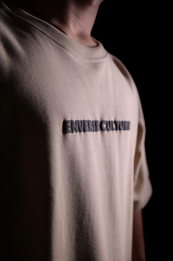 Basic Beige Heavy Weight Oversized T-shirt - Image 3