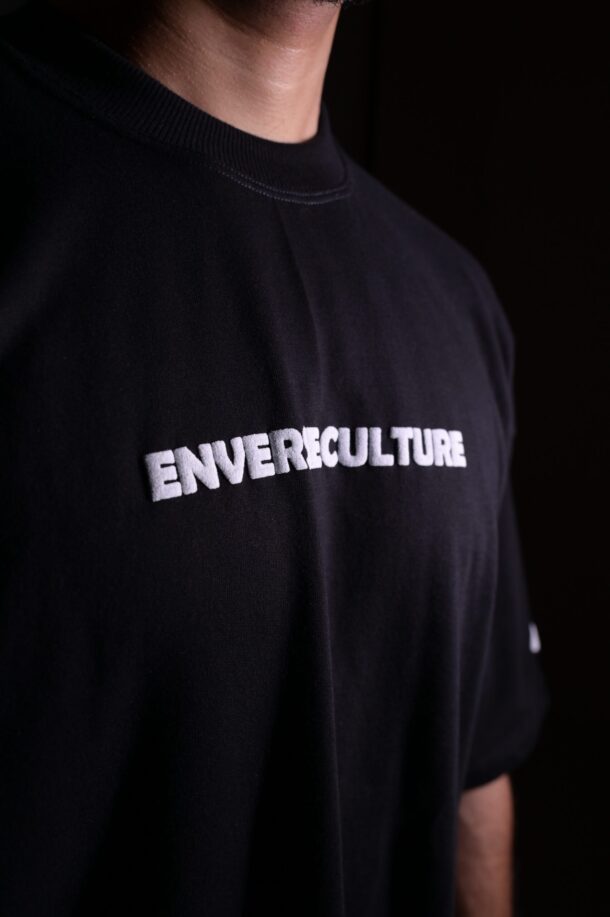 Basic Black Heavy Weight Oversized T-shirt - Image 4