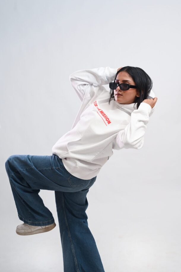 Peace Is The Mission oversized hoodie - Image 7