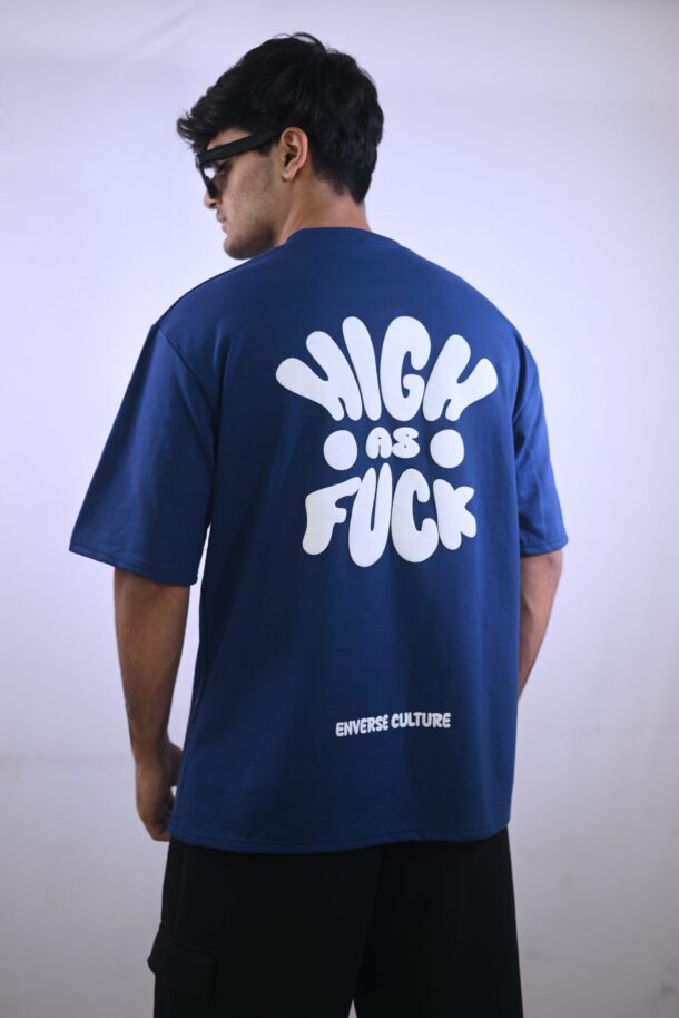 High As Fuck oversized T-shirt - Image 4