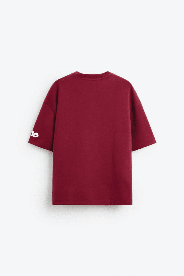 Basic Marron Heavy Weight Oversized T-shirt - Image 2