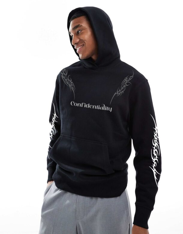 Confidentiality oversized hoodie - Image 3