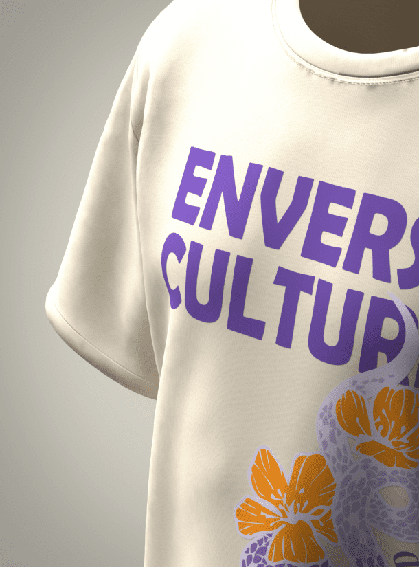 Retro verted Heavy Weight Oversized T-shirt - Image 3