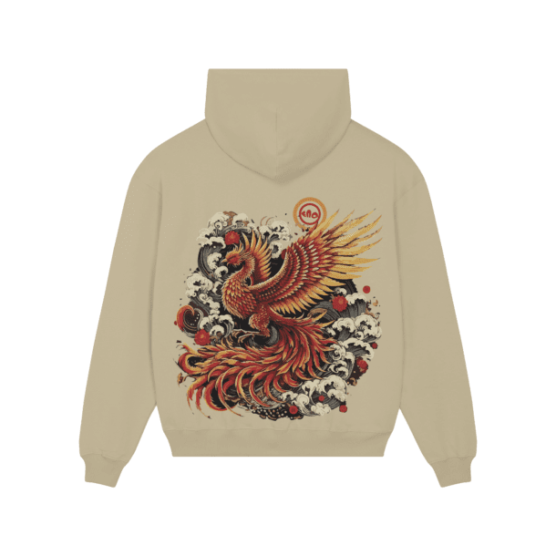 Pheonix Beigh oversized hoodie - Image 2