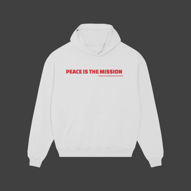 Peace Is The Mission oversized hoodie