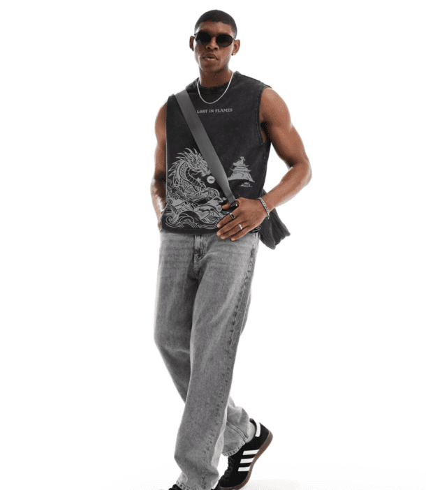 Lost In Flames Boxy Vest - Image 4